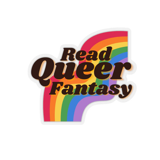 Read Queer Fantasy Kiss-Cut Stickers