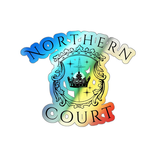 Holographic Northern Court Die-cut Stickers