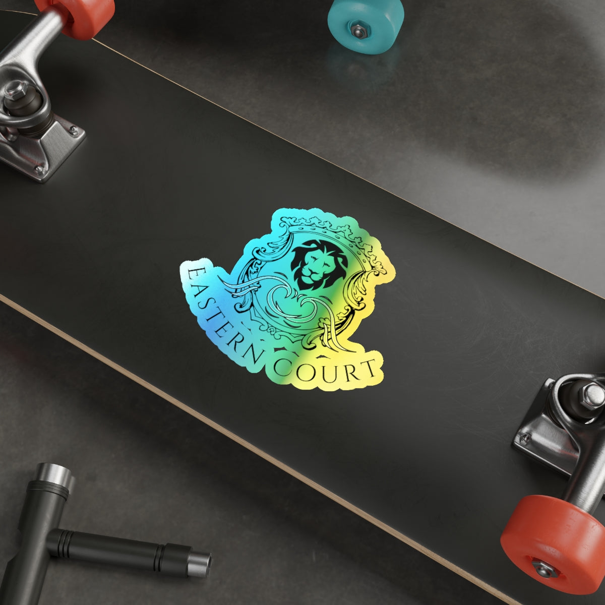 Holographic Eastern Court Die-cut Stickers