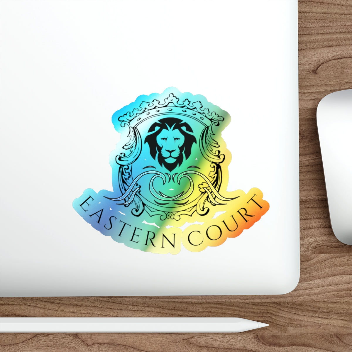 Holographic Eastern Court Die-cut Stickers