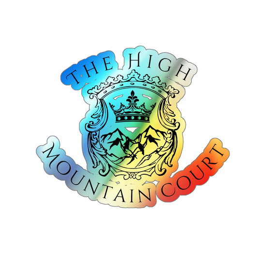Holographic The Hight Mountain Court Die-cut Stickers
