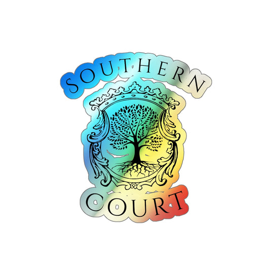 Holographic Southern Court Die-cut Stickers